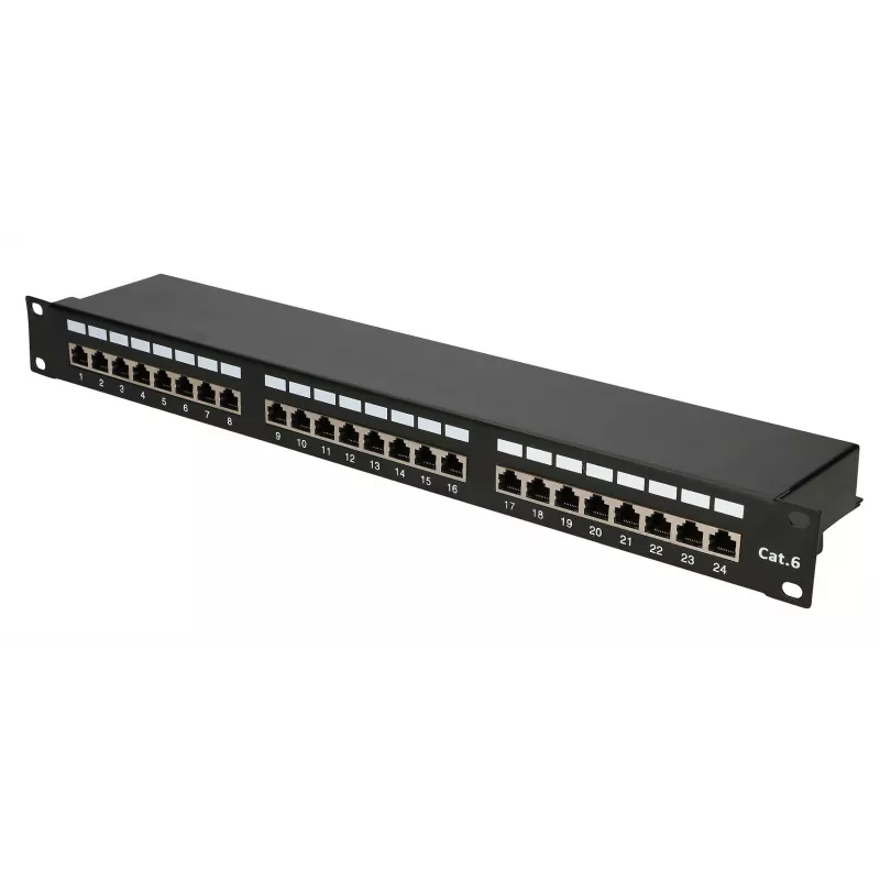 Extralink CAT6 STP V2 Patchpanel 24 porti