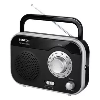 SENCOR Radio SRD 210 BS, Melns/Sudrabs