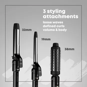 Matu veidotājs Revamp Multi Style Revolve CL-3500-EU 3-in-1 – birste, fēns, apjoma veidotājs