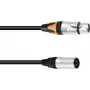 Adaptera kabelis PSSO DMX XLR 3 kontaktu uz 5 kontaktu, 0,3 m