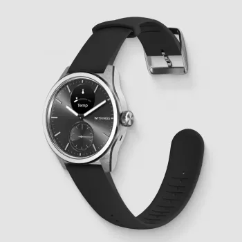 Hibrīds viedpulkstenis Withings ScanWatch 2 Melns