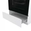Brīvi stāvoša gāzes plīts Gorenje GG6A10WFFM, balta, 4 degļu virsma, 72 L gāzes cepeškrāsns, rotējošas priekšējās vadības