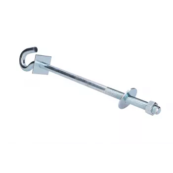 Āķis kabeļiem Extralink EX.6501 16/350mm sudraba