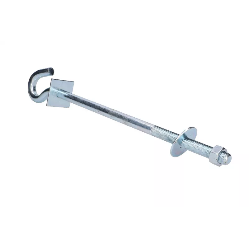Āķis kabeļiem Extralink EX.6501 16/350mm sudraba