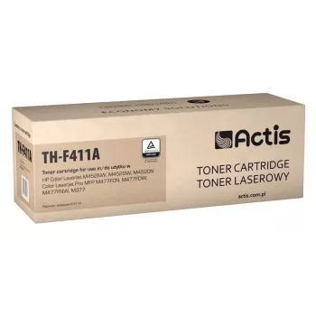 Actis TH-F411A tonera kasetne (aizstāj HP 410A CF411A; standarta; 2300 lpp.; ciāna)