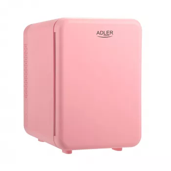 Adler AD 8084 Mini ledusskapis, brīvi stāvošs, 4 L, 27 cm, rozā