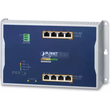 Pārvaldāms slēdzis PLANET IP30 4-Portu Gigabit Ethernet PoE