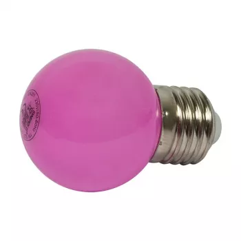Synergy 21 LED Retrofit E27 Pilveida spuldze G45 rozā 1 W vītnei