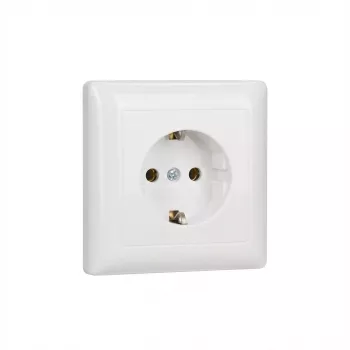 Gira 444003 Standard 55 R — ligzdas modulis ar pilnu aizsargplāksni, Schuko (Type F)