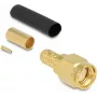 DELOCK 91789 RP-SMA vīrišķais koaksiālais savienotājs 50 Ω, 7×18×7 mm