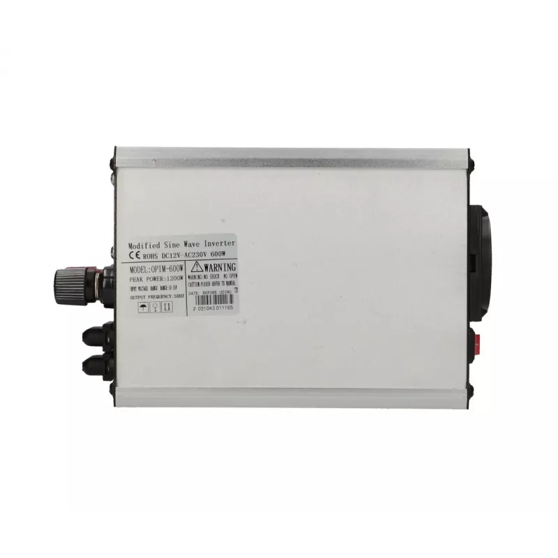 Extralink OPIM-600W sprieguma pārveidotājs, auto 12V, 600W modificēts sinusvilnis