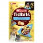 Slapjš gardums kaķiem INABA Cat Churu Tidbits ar tunci — 3 x 12 g paciņas