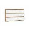 Kumode ar 6 atvilktnēm 120 cm Top E Shop Malwa — Artisan Ozols / Balts, skaidu plātne