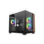 PC korpuss Cooler Master Elite 481 Wood — divkameru mATX ar dabīgu koka dizainu un diviem rūdīta stikla paneļiem