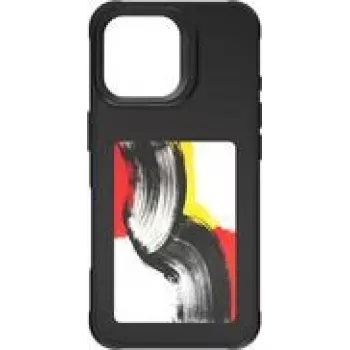 4smarts E-Ink vāciņš / NFC displejs iPhone 17, Qi2 gatavs - melns (541787)
