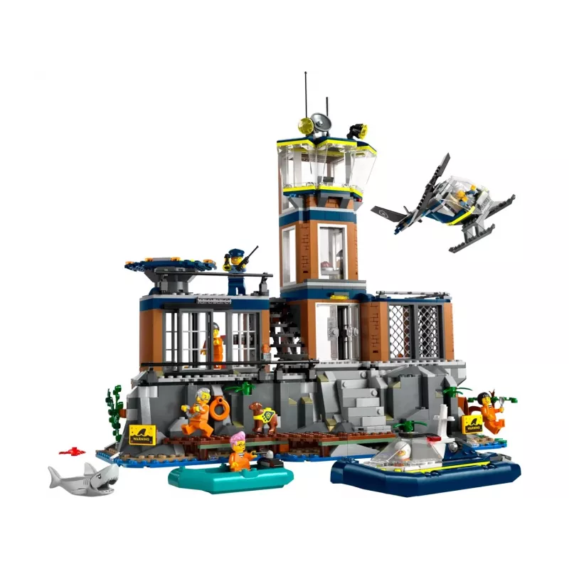 LEGO City Policijas iecirknis un cietuma sala 60419 — 980 gab., 7 minifigūras