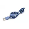 Sbox USB-1031BL USB–Micro USB 1m zils
