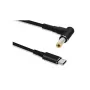Kabeļa dzimuma pārveidotājs MicroConnect USBC-DC-5A-20V USB-C uz 5.5×2.5 1.2m Melns