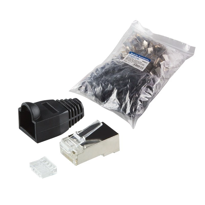 RJ45 savienotājs LogiLink MP0022 Melns Caurspīdīgs