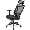 Biroja krēsls Sharkoon OfficePal C10 — melns, ergonomisks, regulējams augstums