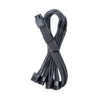 CableMod pagarinājumu komplekts C-Series Pro ModMesh 16-pin uz 4×8-pin Corsair Type 4/3 barošanas blokiem, carbon, 60 cm