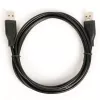 USB AM-AM kabelis 1,8 m melns