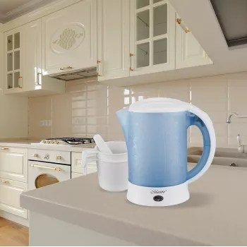 Elektriskā tējkanna Maestro MR010 0.6 L 600 W — Zila/Balta