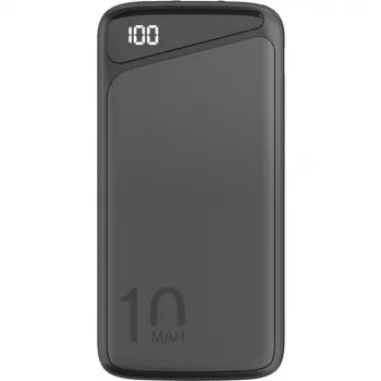 Ātrās uzlādes Powerbank 10 000 mAh (melns, USB-C PD, QC 3.0)