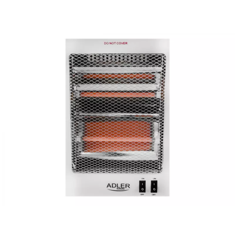 Adler AD 7709 Halogēna sildītājs | 800 W | 2 jaudas līmeņi | Balts