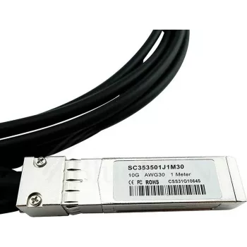 SFP+ vara savienojuma kabelis CBO SFP-10G-C50CM-BL 0.5 m Vīriešu-Vīriešu 10 Gbit/s