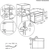 Iebūvējamā cepeškrāsns Electrolux EVL6E49X, kompakta 45 cm, metāls, melna, CombiQui