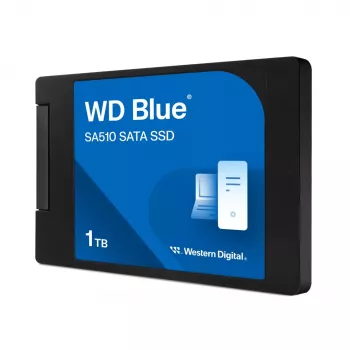 WD Blue SA510 - SSD - 1 TB - iekšējais - 2,5 inch (6,4 cm) - SATA 6 Gb/s (WDBB8H0010BNC-WRSN)