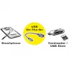 VALUE USB 3.1 C-A M/F adaptera kabelis, 0.15 m, melns