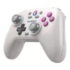 Bezvadu kontrolieris GameSir T4n balts — Bluetooth, ergonomisks dizains