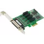 4 portu RS422/485 PCIe zema profila karte