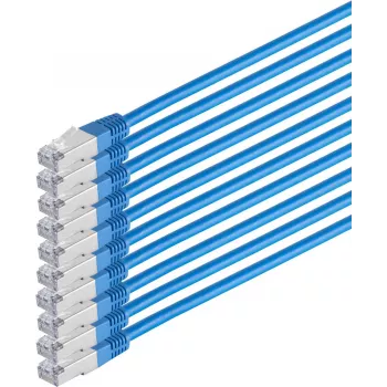 Tīkla kabelis ShiverPeaks 75711-HB-SET10 CAT6 S/FTP PIMF, 4 pāri, dzīslu