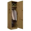 Topeshop SD-50 ARTISAN KPL bedroom wardrobe/closet 5 shelves 1 durvis(s) ozols