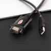 UNITEK Y-105A seriālais kabelis Melns 1.5 m USB Type-A DB-9