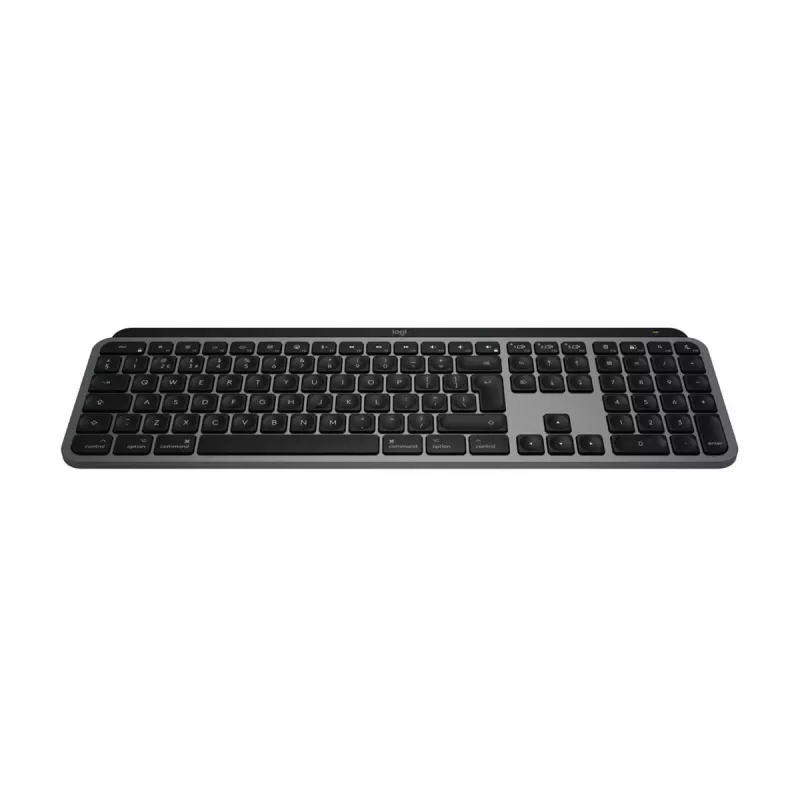 Logitech Master Series MX Keys S for Mac - pilna izmēra tastatūra - ar fona apgaismojumu - bezvadu - Bluetooth LE - QWERTY - Nordic (dāņu/somu/norvēģu/zviedru) (920-011633)