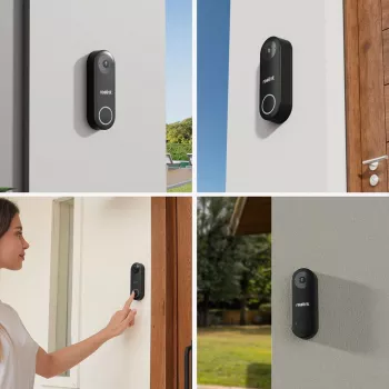 Reolink D340W durvju zvana kamera 5MP Wi-Fi Personu noteikšana Divvirzienu audio