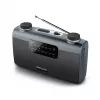 Pārnēsājamais radio Muse M-058 R — AM/FM, skaļuma regulators, baterijas vai 230V tīkls, melns/pelēks