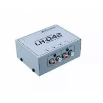 Phono līnijas pārveidotājs Omnitronic LH-042 ar RCA izeju un 24V barošanas bloku