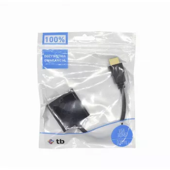 VGA uz HDMI adaptera kabelis TB AKTBXVAHMVGAF15 15 cm, VGA (sieviete) uz HDMI (vīrietis)