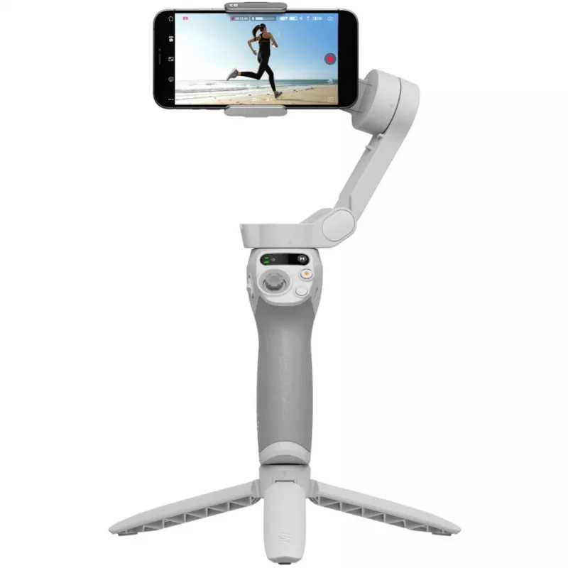 DJI OM SE gimbals pelēks Bluetooth ar mobilā turētāju un somu, maks. slodze 290 g
