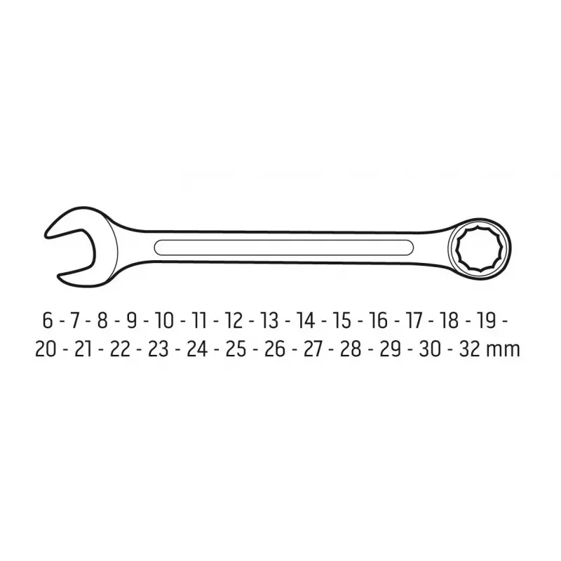 Neo Tools atslēgu komplekts 6-32 mm, 26 gab.