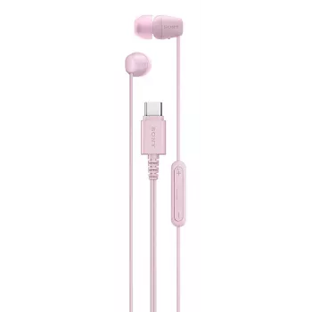 Sony IER-EX15C Austiņas Vadu Iekšējās Ausīs Zvanīšanai/Mūzikai USB Type-C Rozā