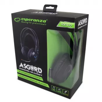Stereo spēļu austiņas ar mikrofonu Asgard