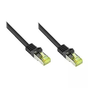 Good Connections Patch vads Cat.7 Rohk. melns 0,15m