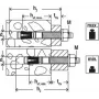 Fischer FAZ II Plus 8/30 Bolzenanker 95 mm 8 mm 564575 50 gab.