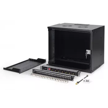 DIGITUS Network-Set SOHO Pro, 483 mm (19 collu) - 9HE, 540 x 400 mm (P x D)